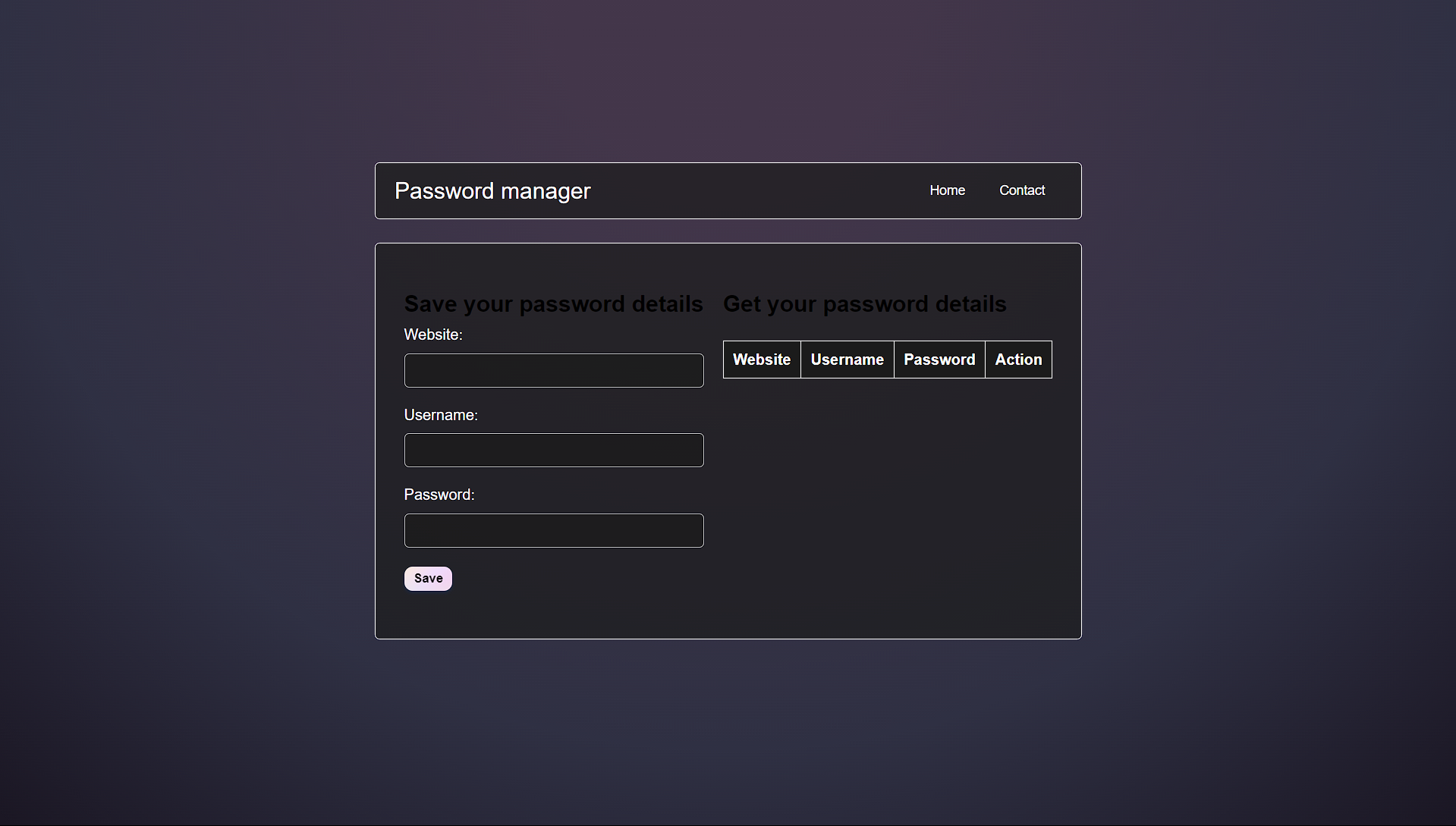 Password Manager